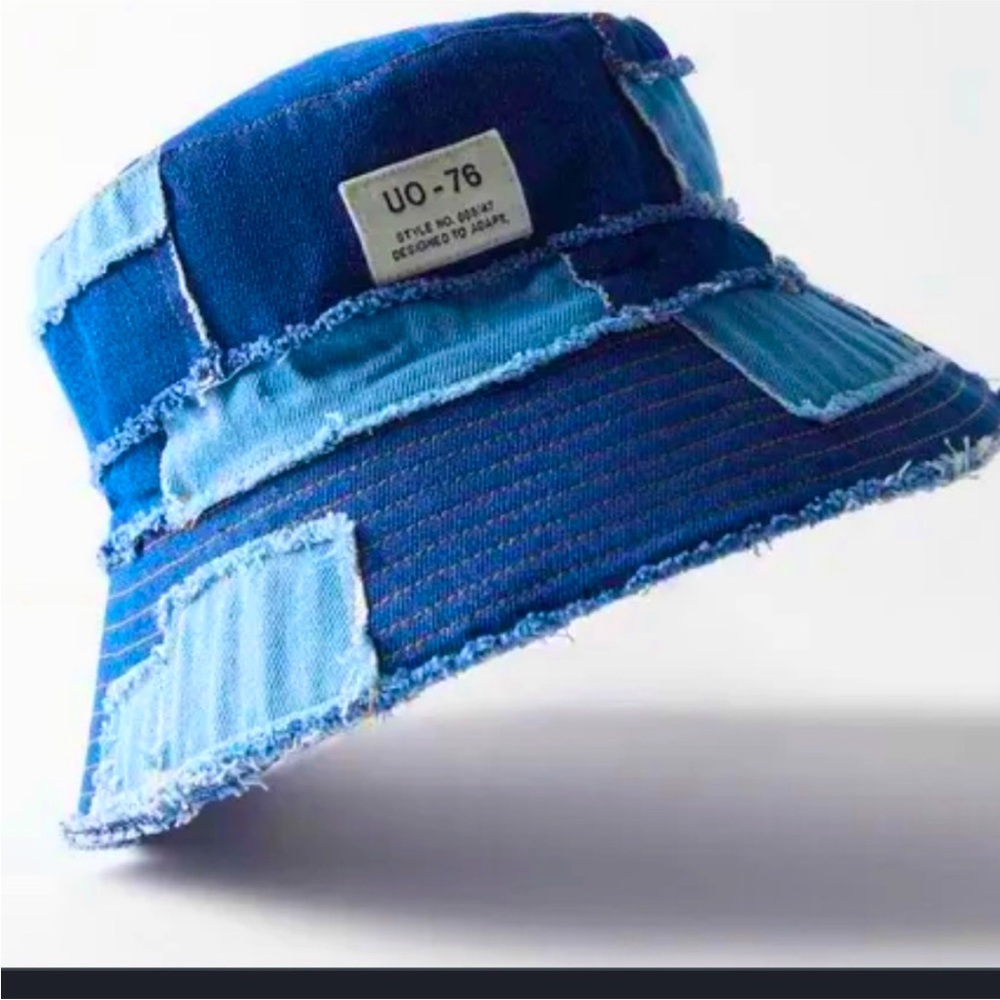 UO Jean Patchwork Bucket Hat